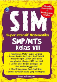 SIM Super Intensif Matematika SMP/MTS Kelas VIII